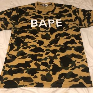 Bape camo t shirt negotiable